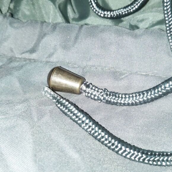 Albert Nipon hunter green REAL fox  fur hooded jacket Sz M - Picture 15 of 15